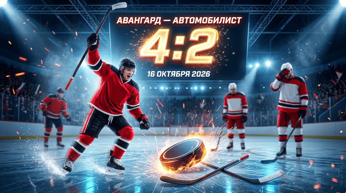 Авангард обыграл Автомобилист со счётом 4:2